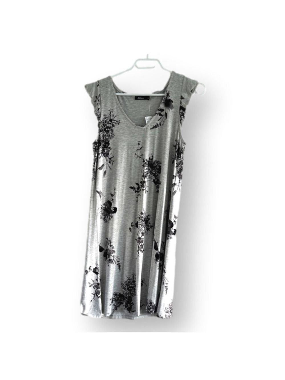 45.NWT Reitmans Grey Cap Sleeve Dress. Medium